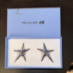 Rare! Mugler x H&M ✨Star Earrings